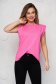 Pink top shirt with easy cut with padded shoulders thin fabric 1 - StarShinerS.com