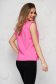 Pink top shirt with easy cut with padded shoulders thin fabric 2 - StarShinerS.com