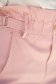 Lightpink shorts high waisted with pockets thin fabric 4 - StarShinerS.com
