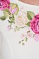 Rochie din stofa alba midi in clos cu imprimeu floral - StarShinerS 5 - StarShinerS.ro