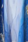 Rochie din crep albastru-deschis cu croi larg si imprimeuri grafice unice - StarShinerS 4 - StarShinerS.ro