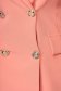 Sacou SunShine roz lunga cu croi larg din stofa neelastica captusit pe interior 4 - StarShinerS.ro