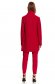 Red coat casual straight long sleeve from thick fabric 3 - StarShinerS.com