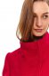 Red coat casual straight long sleeve from thick fabric 5 - StarShinerS.com