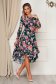 StarShinerS green dress elegant asymmetrical cloche thin fabric 3 - StarShinerS.com