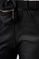 Pantaloni SunShine din piele ecologica negri casual cu talie inalta 5 - StarShinerS.ro