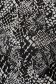Black dress short cut daily straight knitted snake print 4 - StarShinerS.com
