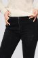Black jeans casual skinny jeans high waisted slightly elastic cotton 1 - StarShinerS.com