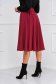 - StarShinerS midi cloche from veil fabric high waisted burgundy skirt 2 - StarShinerS.com