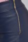 Pantaloni din piele ecologica bleumarin conici cu talie inalta - StarShinerS 6 - StarShinerS.ro