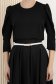 Bluza dama din material subtire neagra cu croi larg si umeri bufanti - StarShinerS 4 - StarShinerS.ro