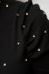Bluza dama din tricot reiat neagra mulata cu umeri cu volum si pietre strass - SunShine 5 - StarShinerS.ro