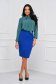 Green loose fit women`s blouse voile fabric - StarShinerS 3 - StarShinerS.com