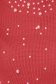Pulover SunShine corai casual cu croi larg din material tricotat cu aplicatii cu perle 4 - StarShinerS.ro