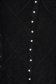 Pulover SunShine negru casual tricotat cu croi larg cu aplicatii cu perle si volanase la terminatie 4 - StarShinerS.ro