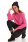 Pink sweater casual knitted flared 4 - StarShinerS.com