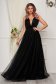 Black dress luxurious cloche from tulle corset tipe fastening 1 - StarShinerS.com