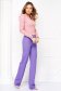 Lightpink women`s blouse tented cotton high shoulders with lace details 4 - StarShinerS.com