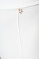 Ivory trousers flared slightly elastic fabric long - StarShinerS high waisted 6 - StarShinerS.com
