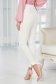 Pantaloni din stofa usor elastica ivoire lungi conici cu talie inalta - StarShinerS 3 - StarShinerS.ro