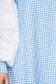 Rochie SunShine albastru-deschis din material elastic cu croi larg si imprimeu picior de cocos 4 - StarShinerS.ro