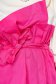 Bluza dama SunShine roz din bumbac cu croi larg accesorizata cu cordon 4 - StarShinerS.ro