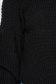 Pulover negru casual tricotat cu maneci bufante cu croi larg 4 - StarShinerS.ro