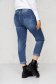 Blue jeans accessorized with belt high waisted loose fit denim 4 - StarShinerS.com