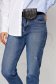 Blue jeans accessorized with belt high waisted loose fit denim 3 - StarShinerS.com