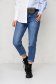 Blue jeans accessorized with belt high waisted loose fit denim 1 - StarShinerS.com