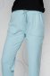 Pantaloni Top Secret turcoaz din material elastic cu talie normala cu snur 4 - StarShinerS.ro