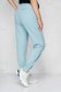 Pantaloni Top Secret turcoaz din material elastic cu talie normala cu snur 2 - StarShinerS.ro