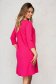Pink dress short cut loose fit crepe - StarShinerS 2 - StarShinerS.com