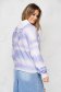 Women`s blouse purple knitted loose fit from fluffy fabric degrade 2 - StarShinerS.com