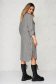 Rochie tip camasa midi cu un croi drept in carouri cu buzunar 3 - StarShinerS.ro