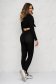 Knitted sport 2 pieces black tented with trousers women`s blouse 3 - StarShinerS.com