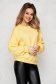 Yellow women`s blouse loose fit cotton with 3/4 sleeves 1 - StarShinerS.com