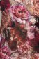 Rochie caramizie cu imprimeu floral din material elastic tip creion captusita pe interior 3 - StarShinerS.ro