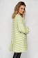 Bluza dama SunShine verde din material elastic cu croi larg cu dungi si volanase 2 - StarShinerS.ro