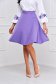 StarShinerS purple skirt high waisted elegant cloche midi with pockets without clothing 6 - StarShinerS.com