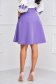 StarShinerS purple skirt high waisted elegant cloche midi with pockets without clothing 2 - StarShinerS.com