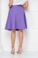 Purple skirt cloche midi with pockets slightly elastic fabric - StarShinerS 3 - StarShinerS.com