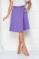 Purple skirt cloche midi with pockets slightly elastic fabric - StarShinerS 4 - StarShinerS.com