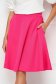 Fuchsia skirt cloche midi with pockets slightly elastic fabric - StarShinerS 5 - StarShinerS.com