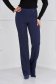 Pantaloni din stofa usor elastica bleumarin lungi evazati cu talie inalta - StarShinerS 1 - StarShinerS.ro