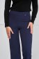 Pantaloni din stofa usor elastica bleumarin lungi evazati cu talie inalta - StarShinerS 5 - StarShinerS.ro
