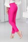 StarShinerS fuchsia trousers office high waisted slightly elastic fabric conical 3 - StarShinerS.com