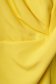 Yellow dress midi pencil slightly elastic fabric slit - StarShinerS 4 - StarShinerS.com