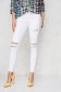 White jeans denim high waisted skinny jeans 1 - StarShinerS.com