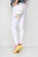 White jeans denim high waisted skinny jeans 3 - StarShinerS.com